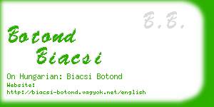 botond biacsi business card